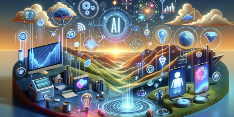 Minh họa về thế giới của AI. Ảnh: Novita