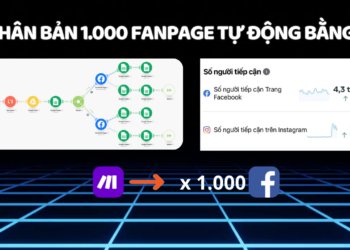 Nhân Bản 1.000 Fanpage Bằng AI – Tự Động Hóa Đăng Bài Trên Facebook 🚀